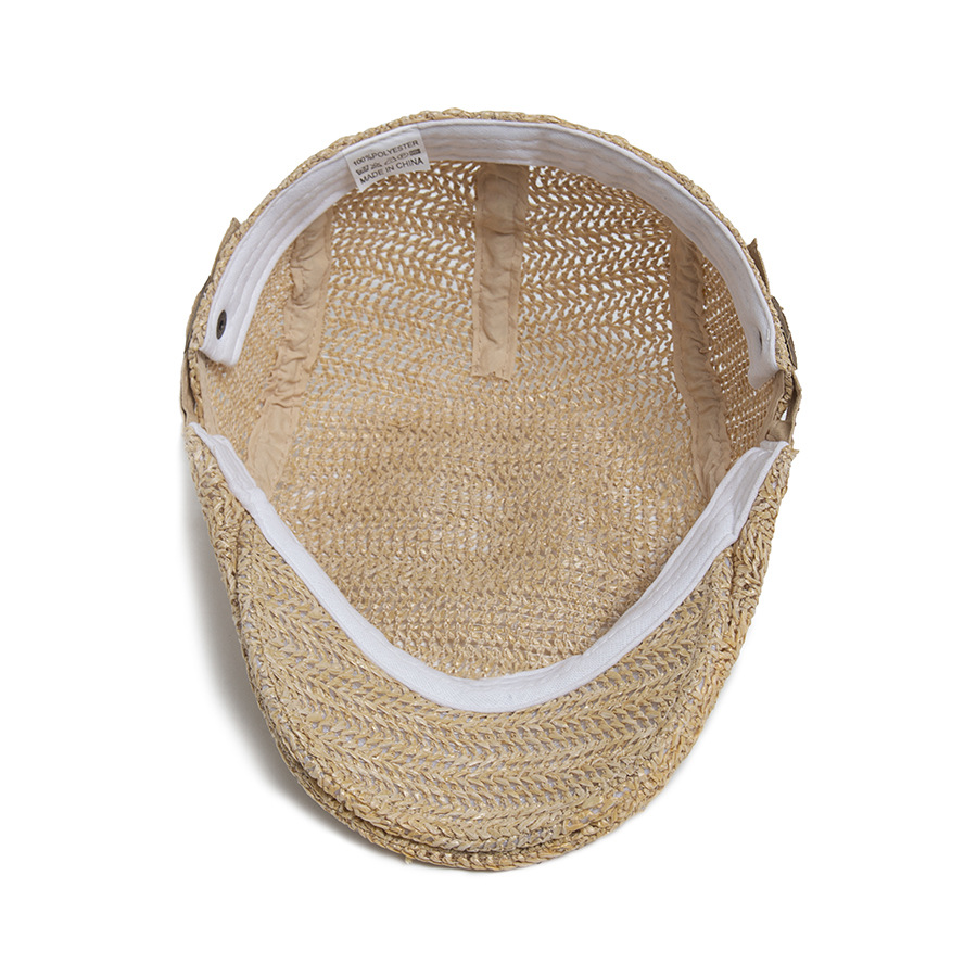 Straw Style Flat Cap Men Women - Newsboy Cap Ivy recension och pris