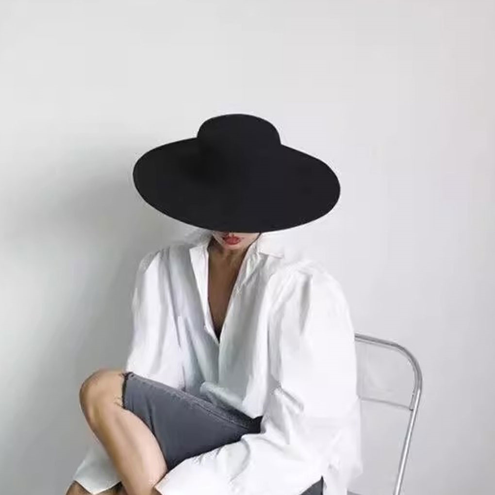 French Ladies Fedoras Top Bow  - Fedora Hat Wool recension och pris