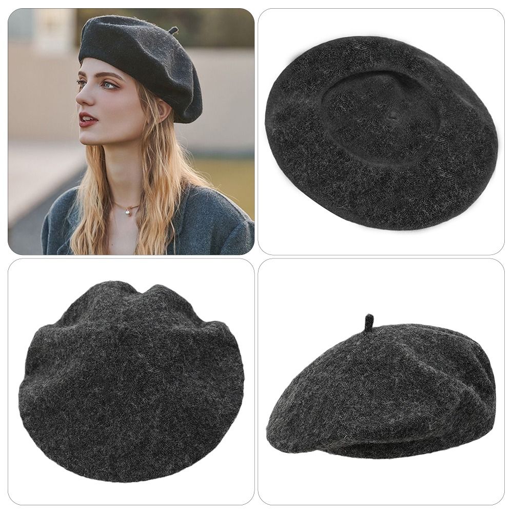 Fashion Warm Winter Wool Beret - Beret French Wool recension och pris