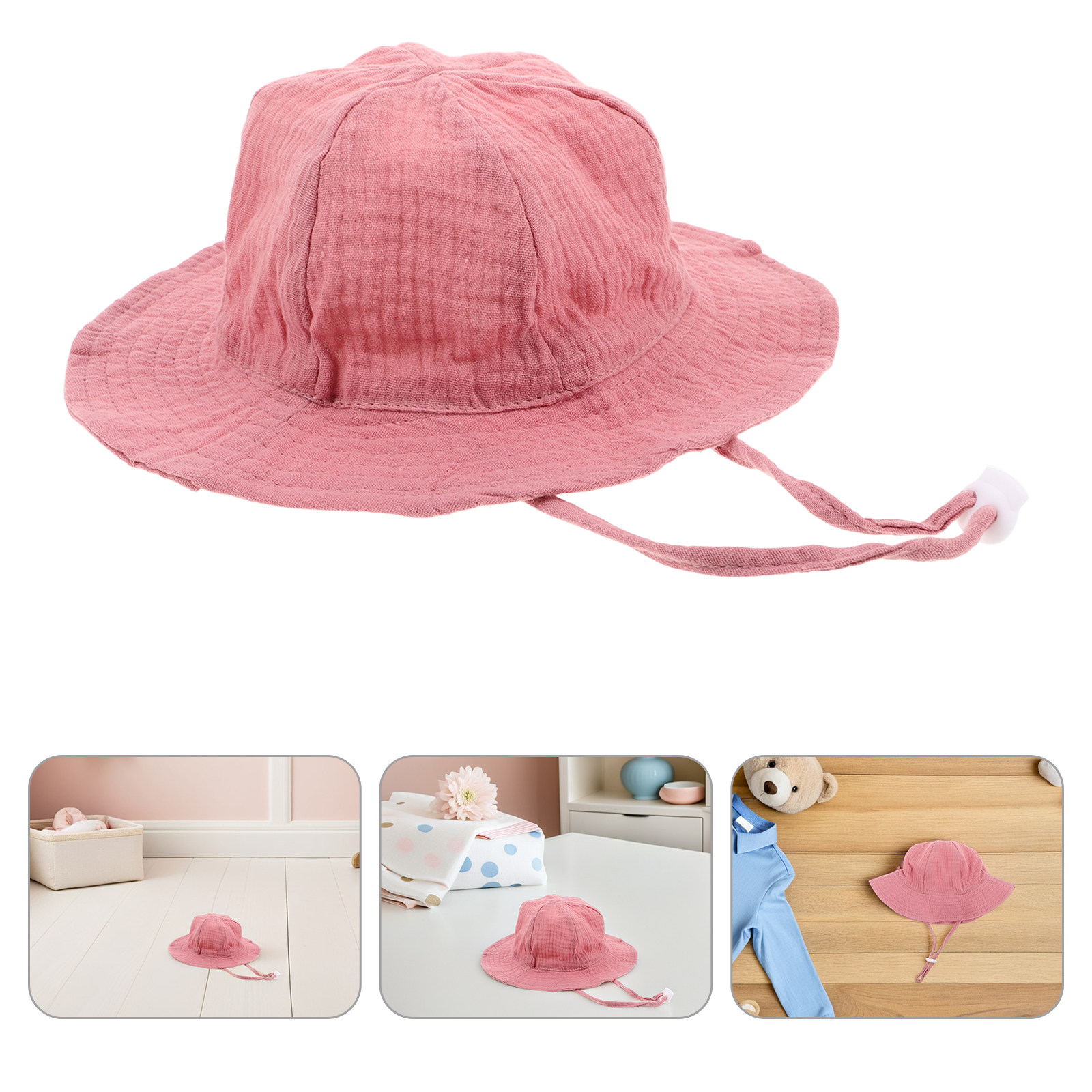 Baby Cotton Bucket Hat Soft Br - Bucket Hat Cotton recension och pris